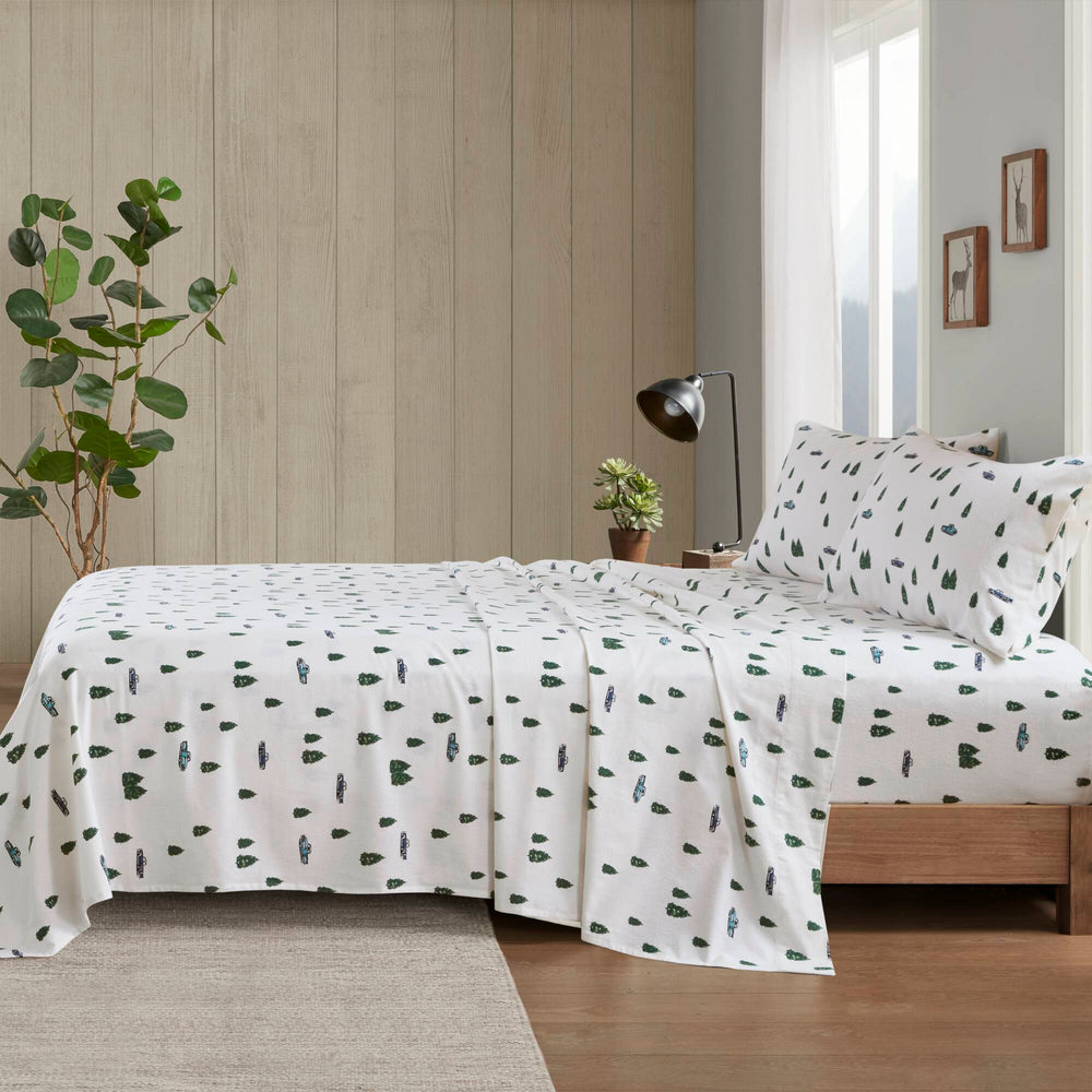4 PCS Full Sheet Set Green Trees & Trucks Media 1