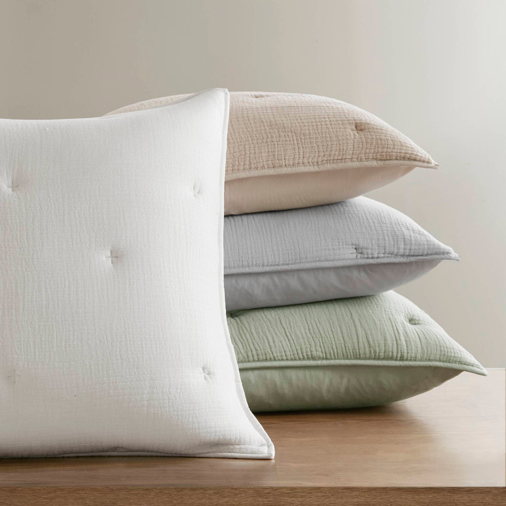 3-Piece King Cotton  Embroidered Quilt Set,Taupe Media 19