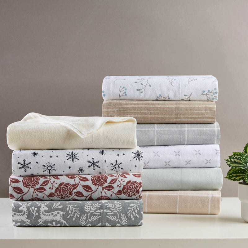 4-Piece 100% Cotton Printed Sheet Set