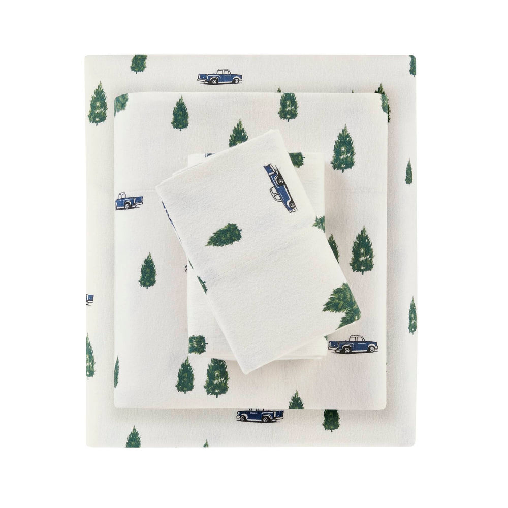 4 PCS Full Sheet Set Green Trees & Trucks Media 16