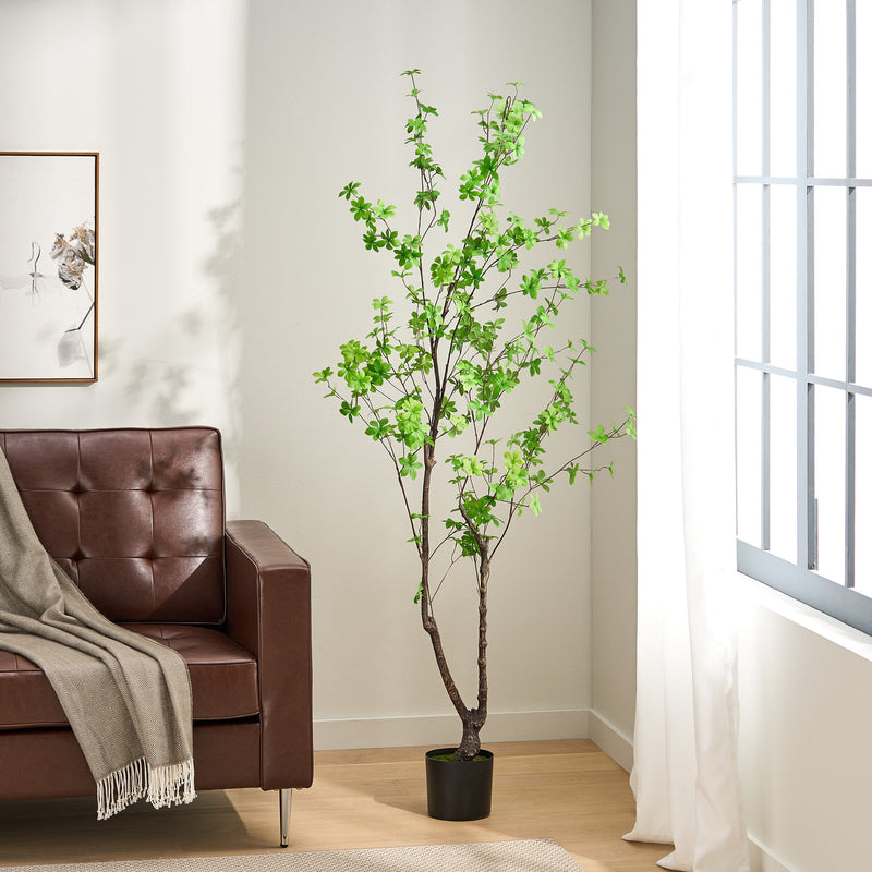 180CM ARTIFICIAL DISC LEAF TREE