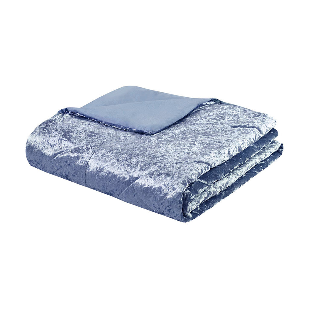 King/Cal King Velvet Duvet Cover Set with Throw Pillow Media 16