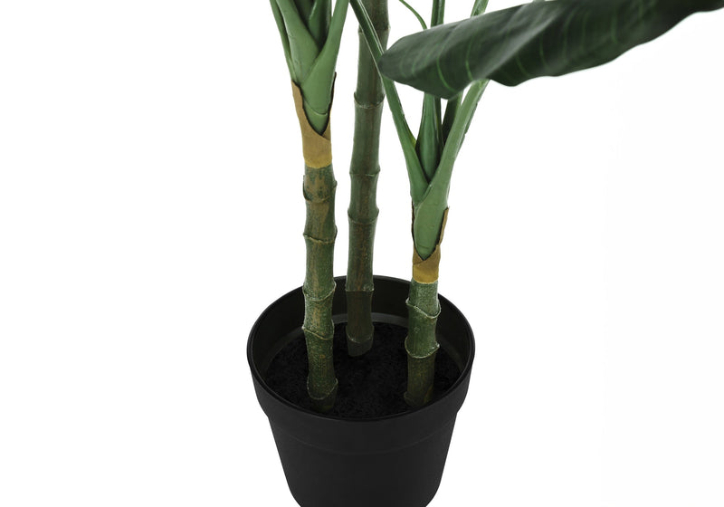 Artificial Plant, 42' Tall, Evergreen Tree, Indoor, Faux, Fake, Floor, Greenery, Potted, Decorative, Green Leaves, Black Pot