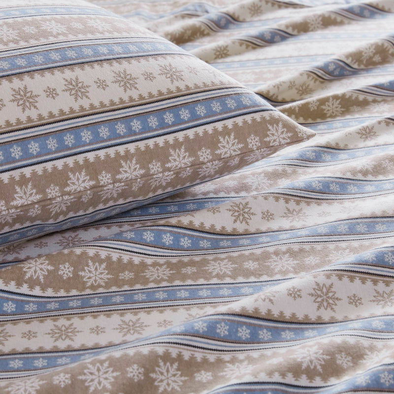 4 PCS Full Sheet Set Blue Snowflake