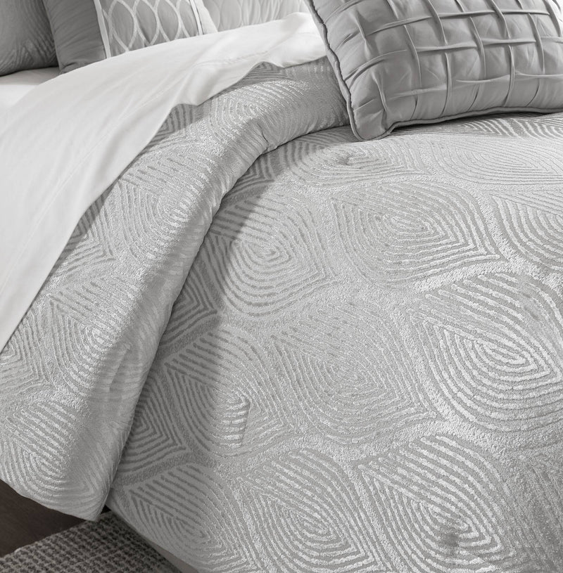 10- Piece Jacquard Comforter Set