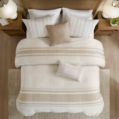 5 Piece Cotton Jaquard Duvet Set perspective