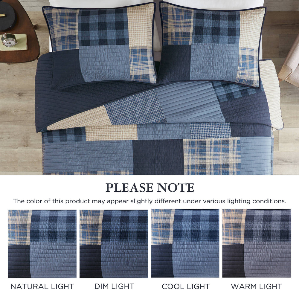 3-Piece Full/Queen Quilt Mini Set Media 2