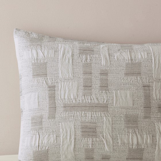 3 Piece Cotton Jacquard Duvet Set-King/Cal King Media 12
