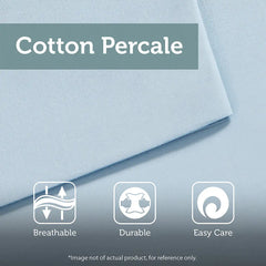 3 Piece Cotton Jacquard Duvet Cover Set perspective