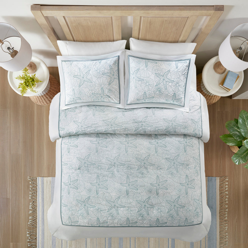 Duvet Cover Mini Set White Full/Queen Media 6