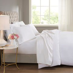 4-Piece Cooling Cotton Blend Sheet Set perspective