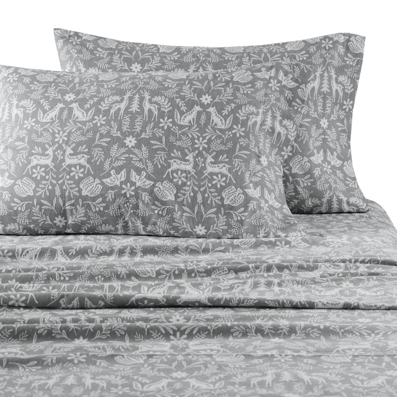 4-Piece 100% Cotton Printed Sheet Set