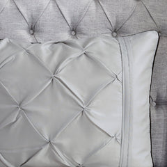 7-Piece 100% Polyester Pieced Pleated Tufted Comforter Set perspective