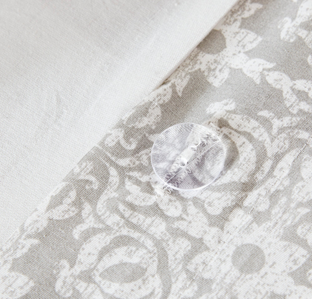 King/Cal King 4 Piece Embroidered Cotton Reversible Duvet Cover Set Media 16