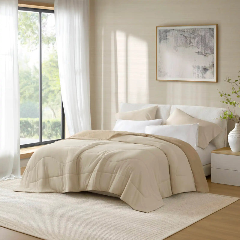 1-Piece Reversible Tencel Comforter Blanket