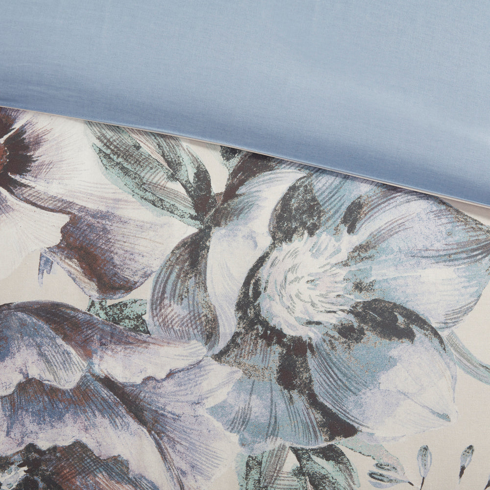 King/Cal King 3 Piece Cotton Printed Duvet Cover Set Media 5