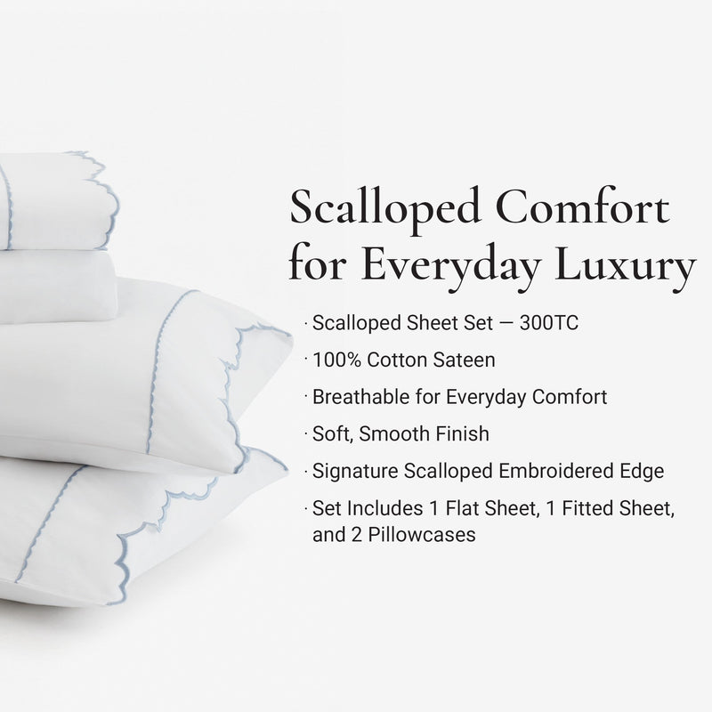 4 Pieces Cotton Sheet Set