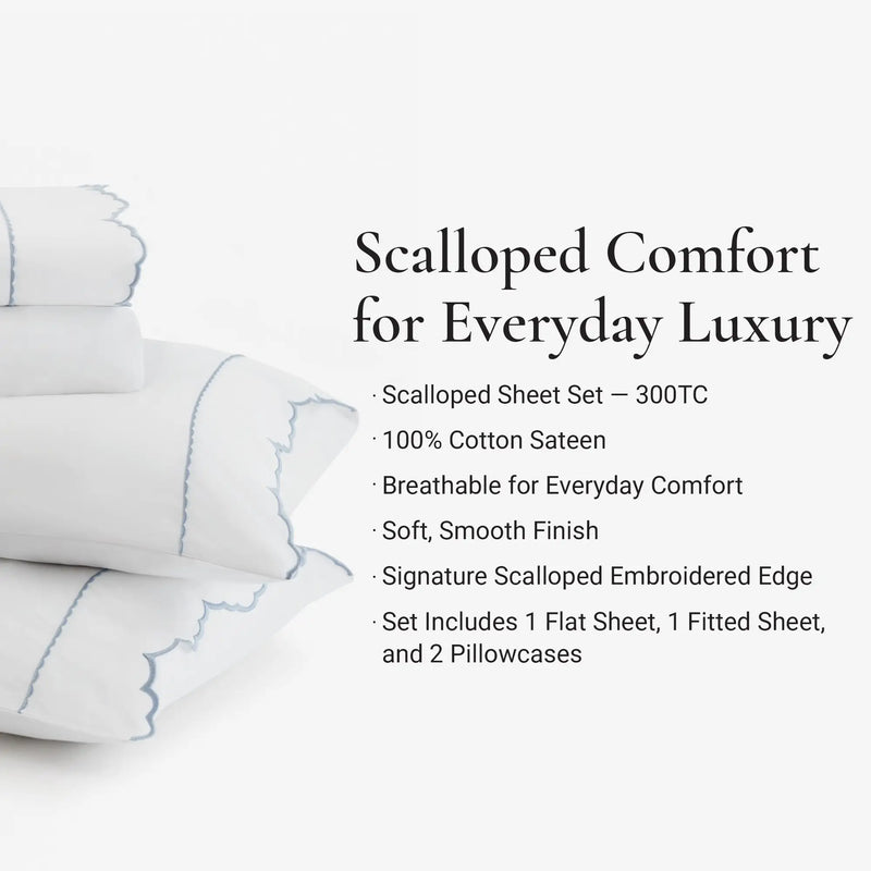 4 Pieces Cotton Sheet Set