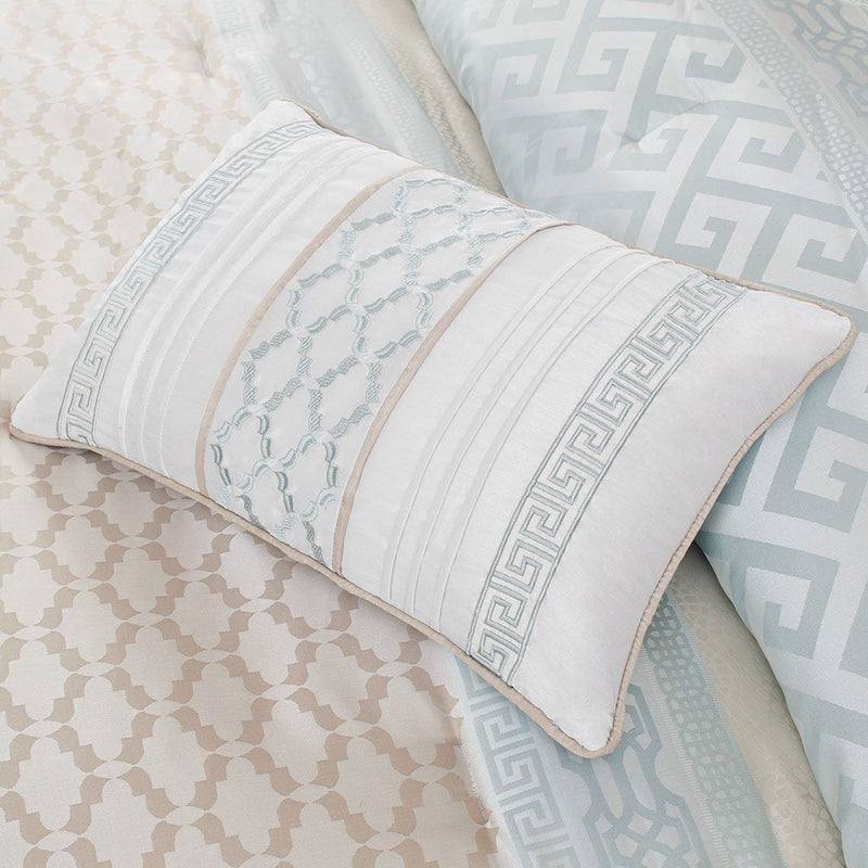 7 Piece Comforter Set Aqua King