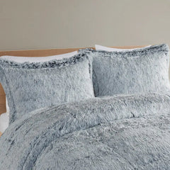 Shaggy Long Fur Comforter Mini Set perspective