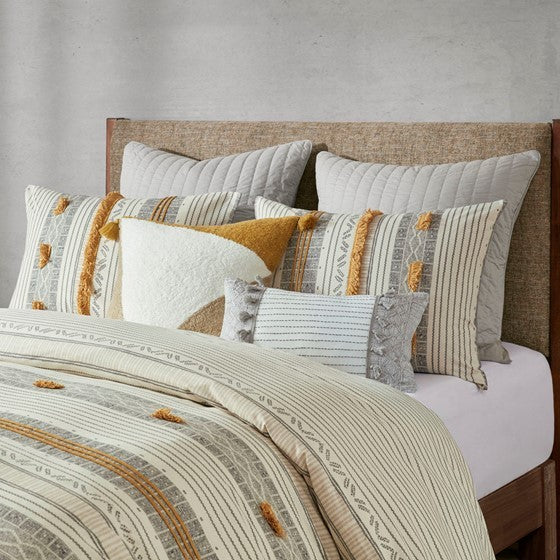 Full/Queen 3 Piece Cotton Duvet Cover Set Media 2