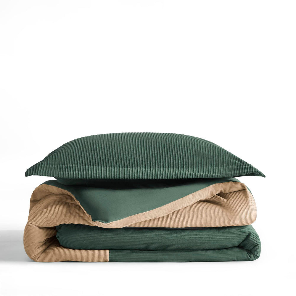 2 Pieces Twin/Twin XL Comforter Set,Green Media 11