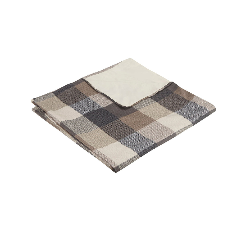 Full/Queen 6 Piece Herringbone Duvet Cover Set Media 10