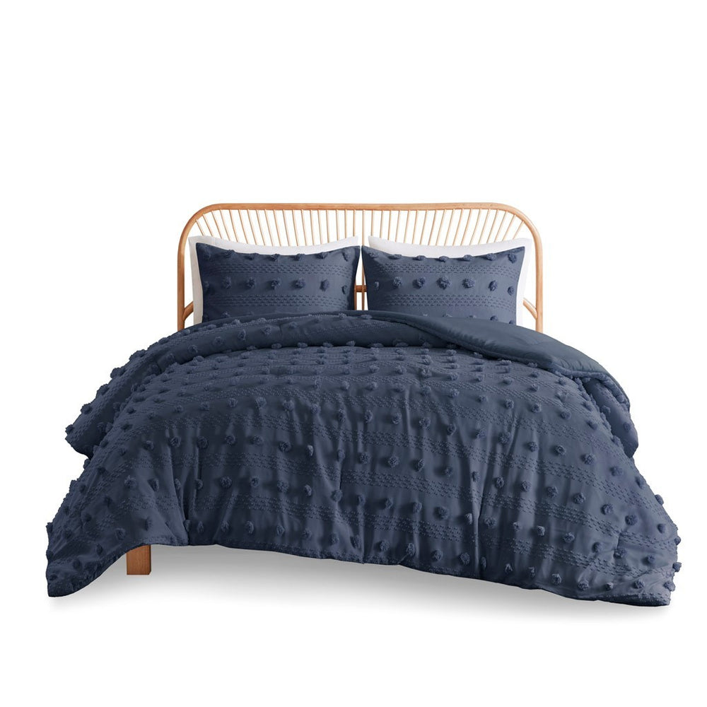 Full/Queen Clip Jacquard Comforter Set Media 3