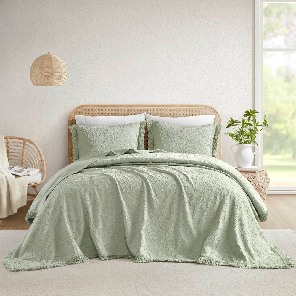 3PCS King Bedspread Set Media 20