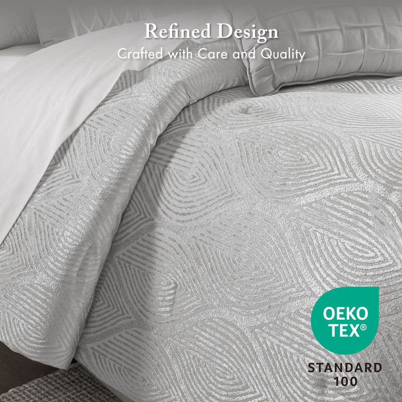 10- Piece Jacquard Comforter Set