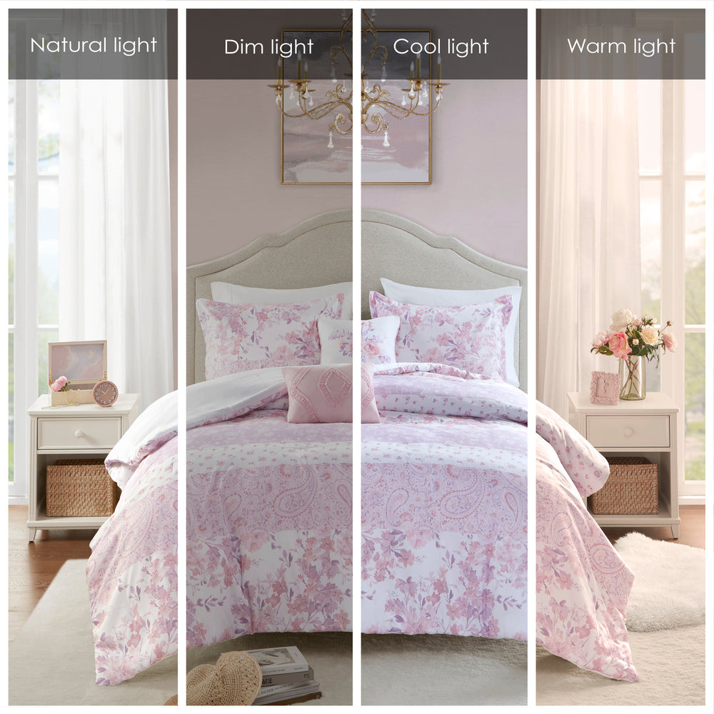 Floral Paisley Comforter Set Twin/Twin XL Media 9