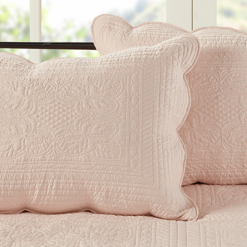 6 Piece Reversible Scalloped Edge Daybed Cover Set Blush Daybed Media 6