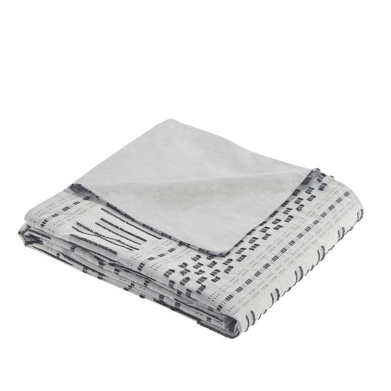 King/Cal King Cotton Jacquard Duvet Cover Mini Set