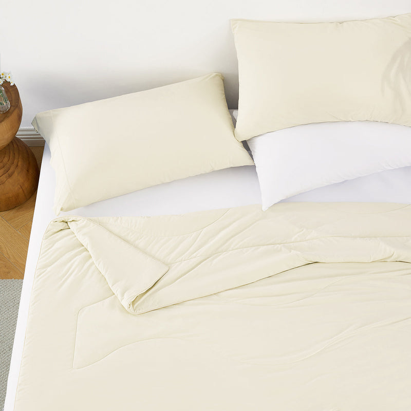 1-Piece 108x90' Cooling DA Comforter,Ivory