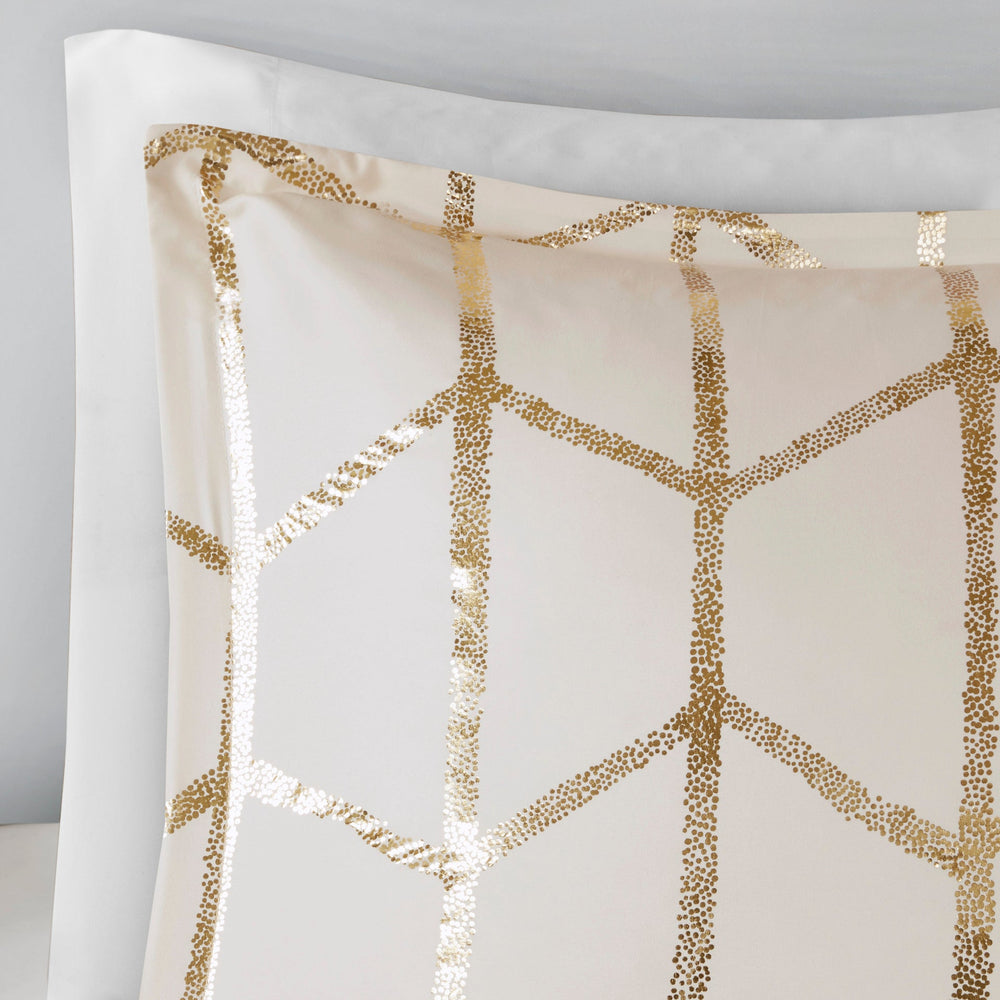 4-Piece Twin/Twin XL 100% Polyester Brushed   Printed Comforter Set Media 8