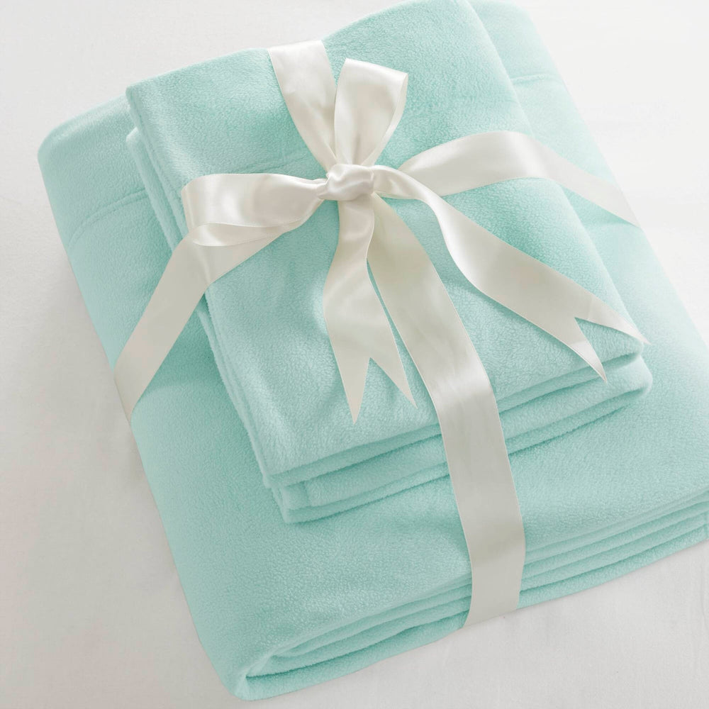 4 PCS Queen Sheet Set Aqua Media 16
