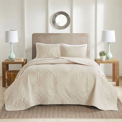 3 Piece Reversible Bedspread Set perspective