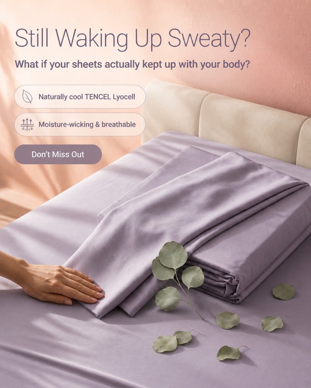 Verafibre Organic Bamboo Sateen Sheet Weave Detail
